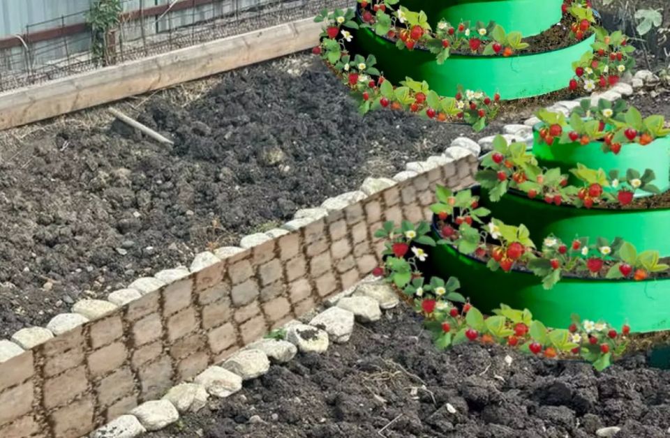 Камень — дорого, бетон — скучно: для садовых дорожек используем другой материал — дешевый, но практичный