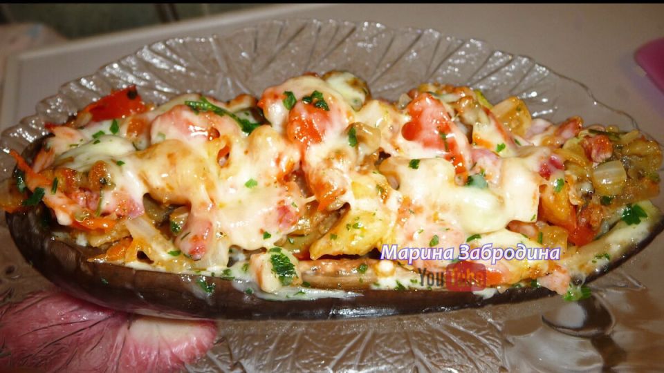 Удивительное блюдо из бурого золота - баклажаны с фаршем