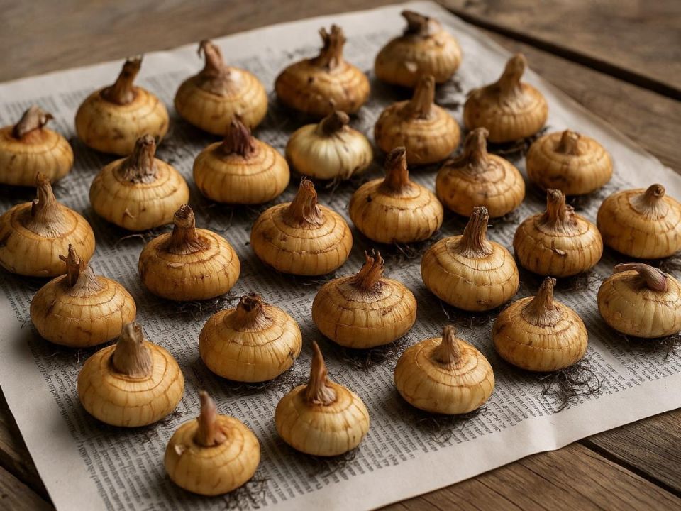 Сохранение луковиц цветов в зимний период