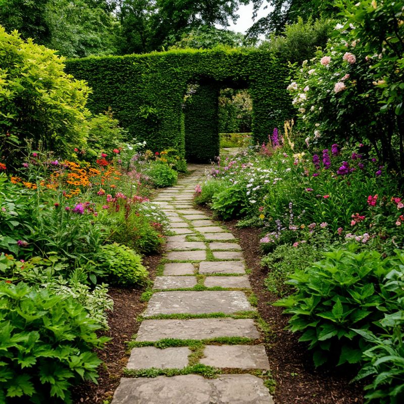 Экономия и стиль: как создать уникальную садовую дорожку своими руками