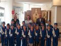 Первоклашки из первого в области профильного класса ЮИД начальной школы села Ленино Липецкого района посетили музей УМВД России по Липецкой области
