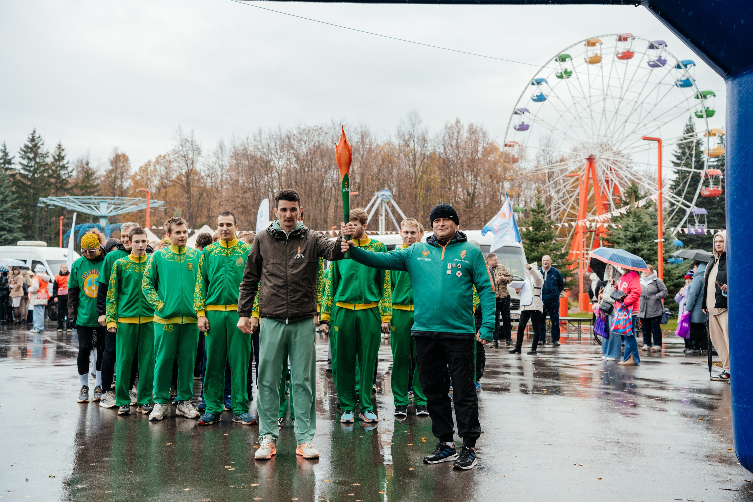 В Липецке состоялась Всероссийская эстафета факела «Огонь жизни» В Липецке состоялась Всероссийская эстафета факела «Огонь жизни»