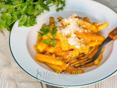 Нежные макароны в тыквенном соусе: идеальное осеннее блюдо