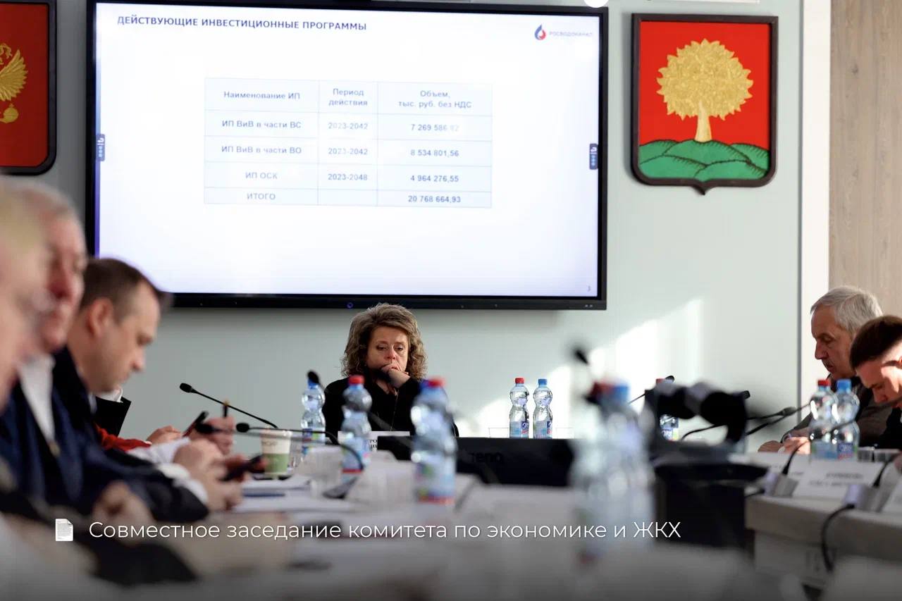 В облсовете состоялся совместный комитет по экономике и ЖКХ