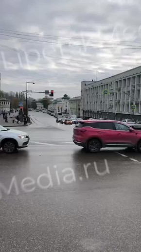 В пробках стоят липчане с самого утра