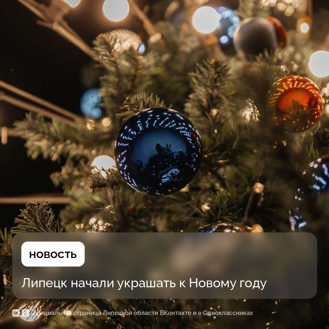 Карамельные деревья появятся в Липецке к Новому году