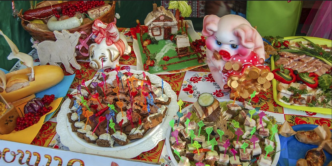 В Липецкой области раздали около тонны «доброго сала»