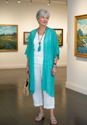 Не стареть с добрым стилем: летние образы для женщин 60 плюс