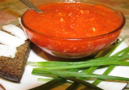 Приготовление аджики: освежающая заготовка на зиму