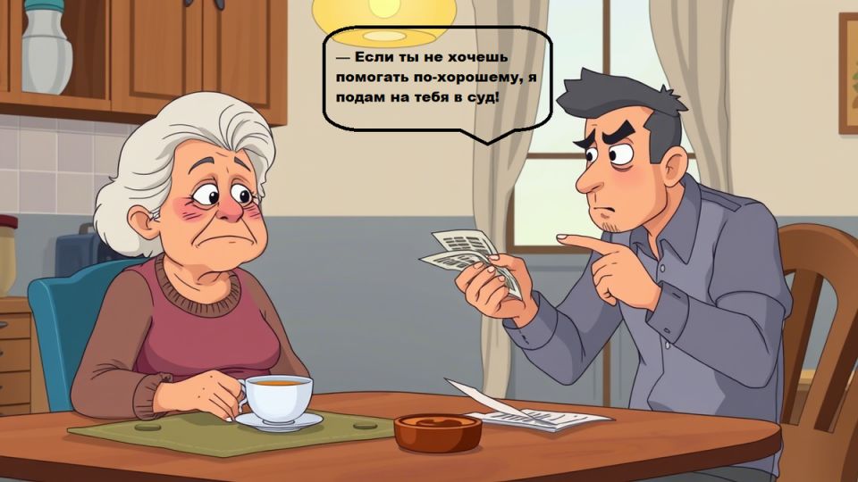 Сын требует часть пенсии у матери: как избежать конфликтов в трудной ситуации