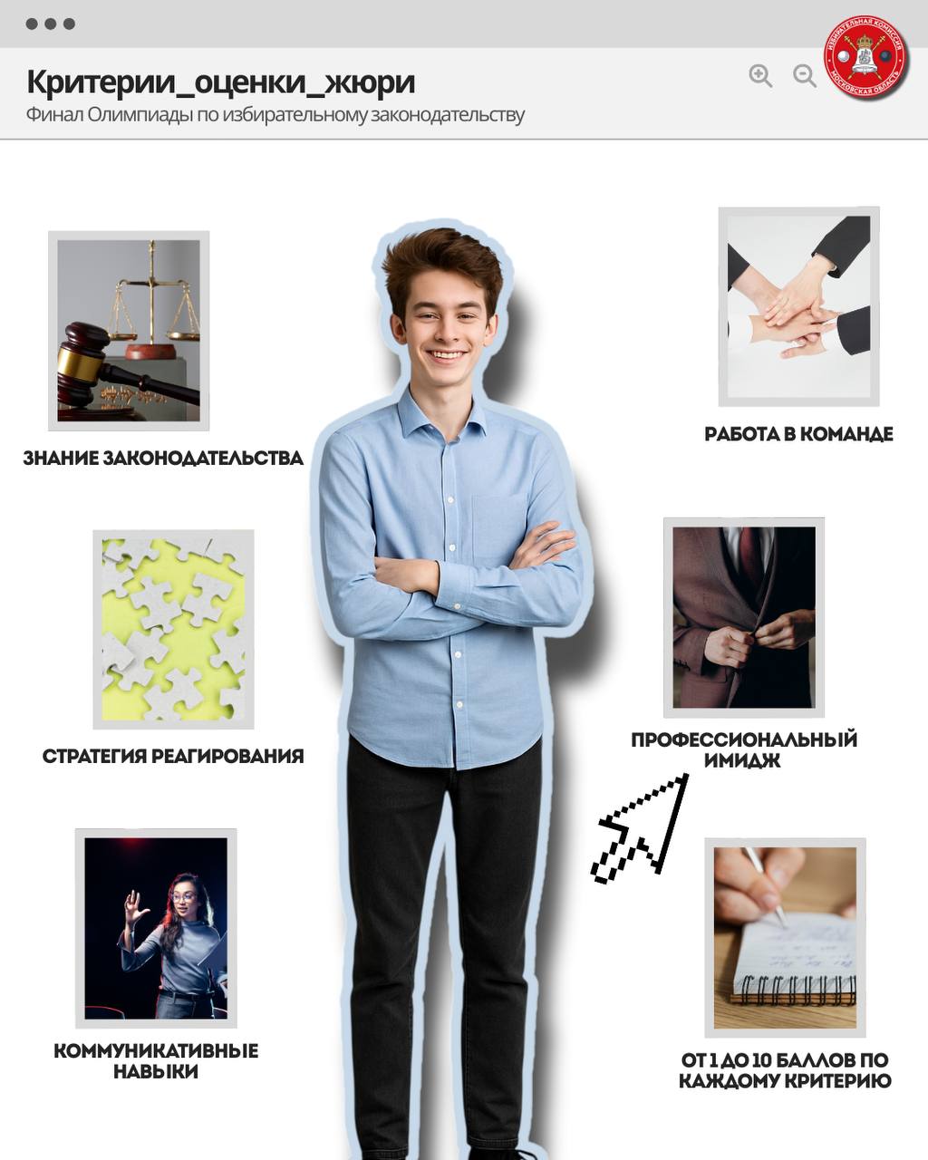 Призеры олимпиады по избирательному законодательству сделаются в ее финале председателями и пресс-секретарями избирательных комиссий! Призеры олимпиады по избирательному законодательству сделаются в ее финале председателями и пресс-секретарями избирательных комиссий!