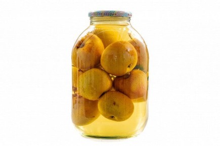 Компот из целых яблок на зиму