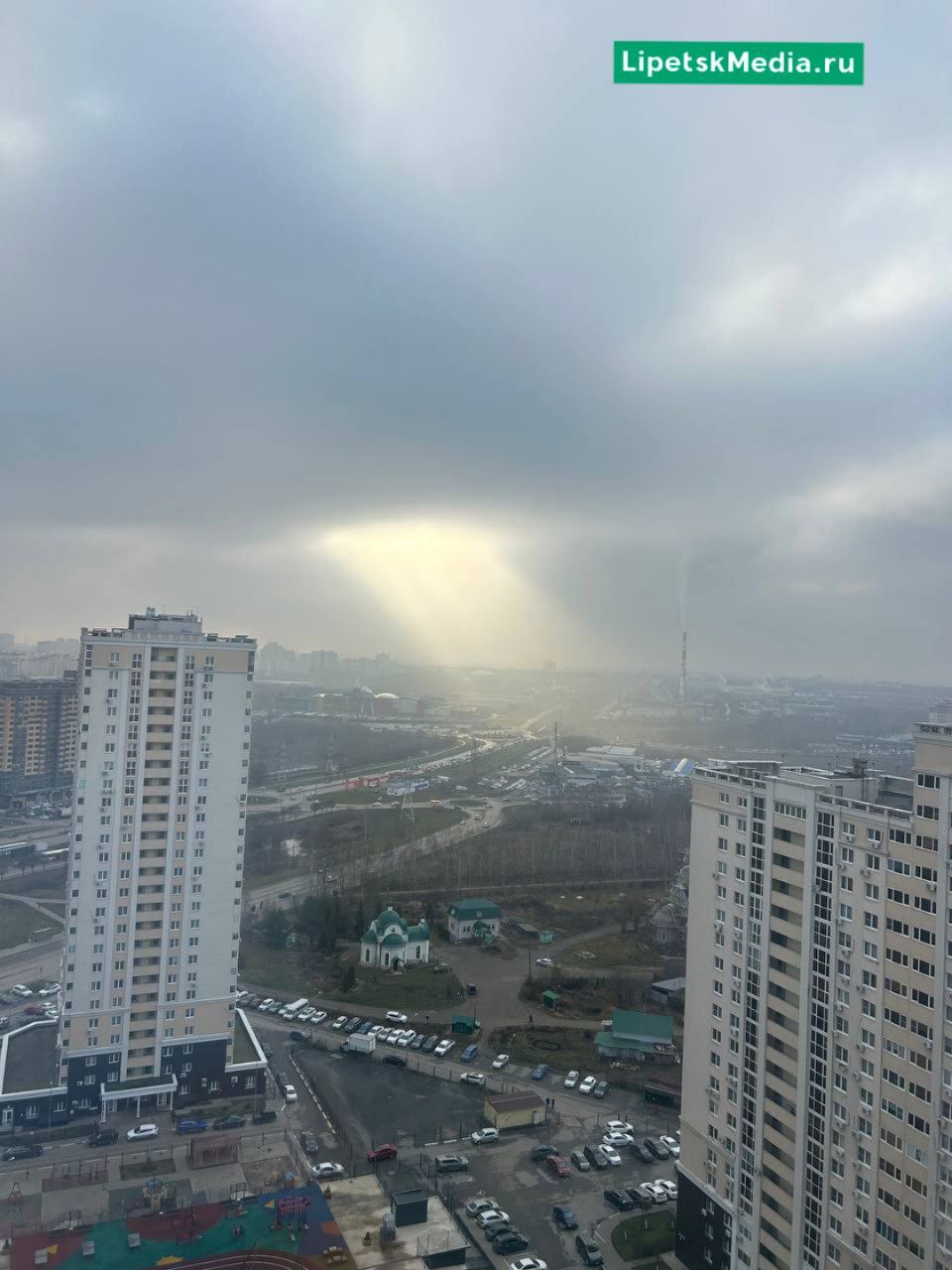 Небеса разверзлись над Липецком Небеса разверзлись над Липецком