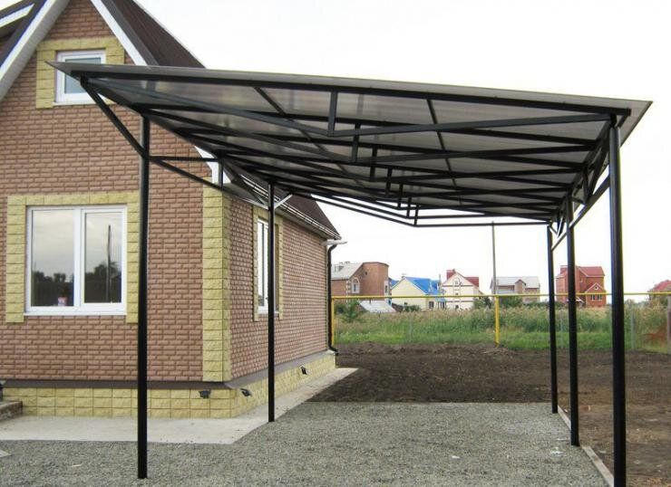 Как построить навес для автомобиля на даче: практическое руководство