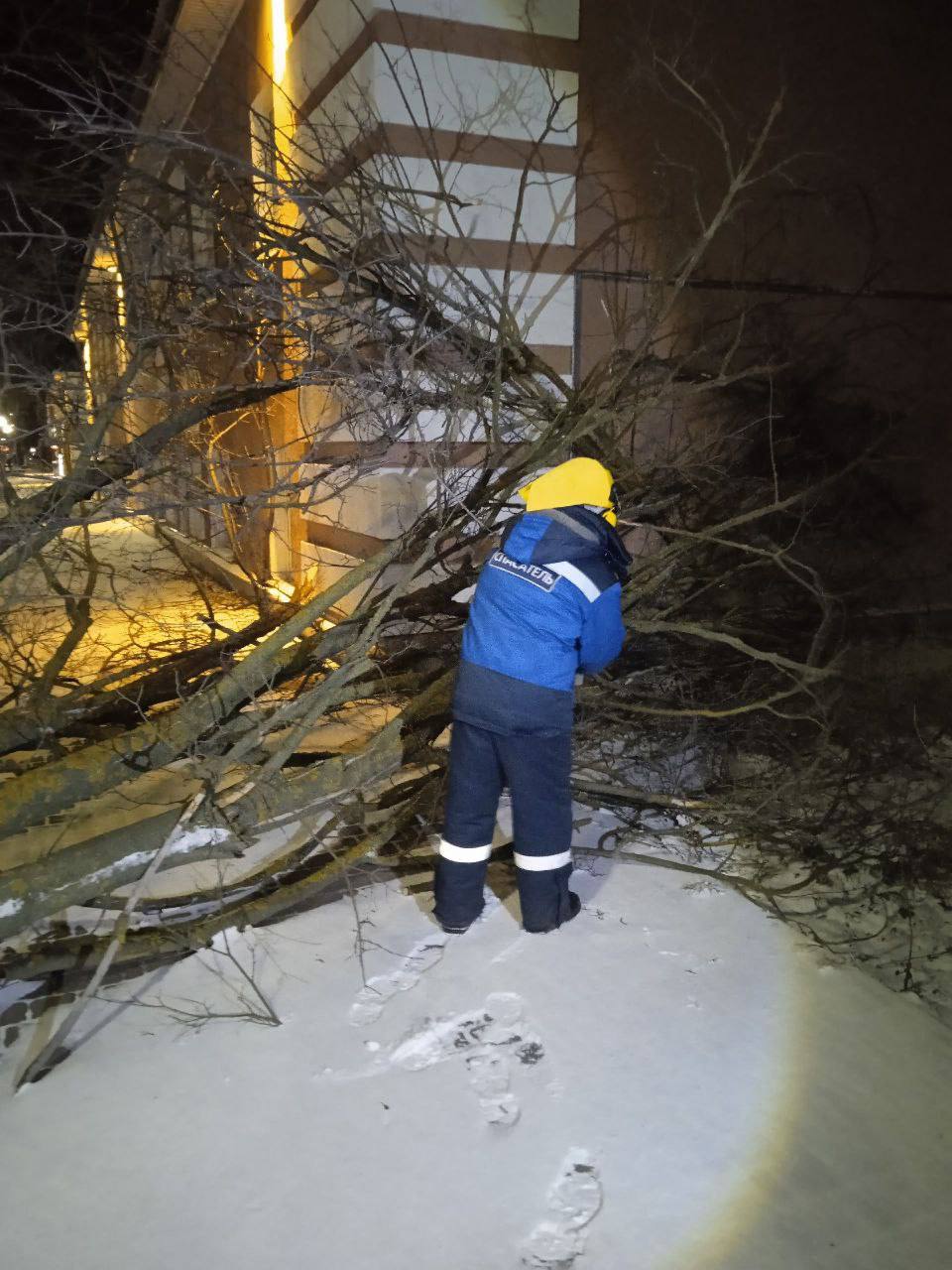 Ветер снёс несколько новогодних ёлок и инсталляцию «Новогодний фонарь» в Ельце Ветер снёс несколько новогодних ёлок и инсталляцию «Новогодний фонарь» в Ельце