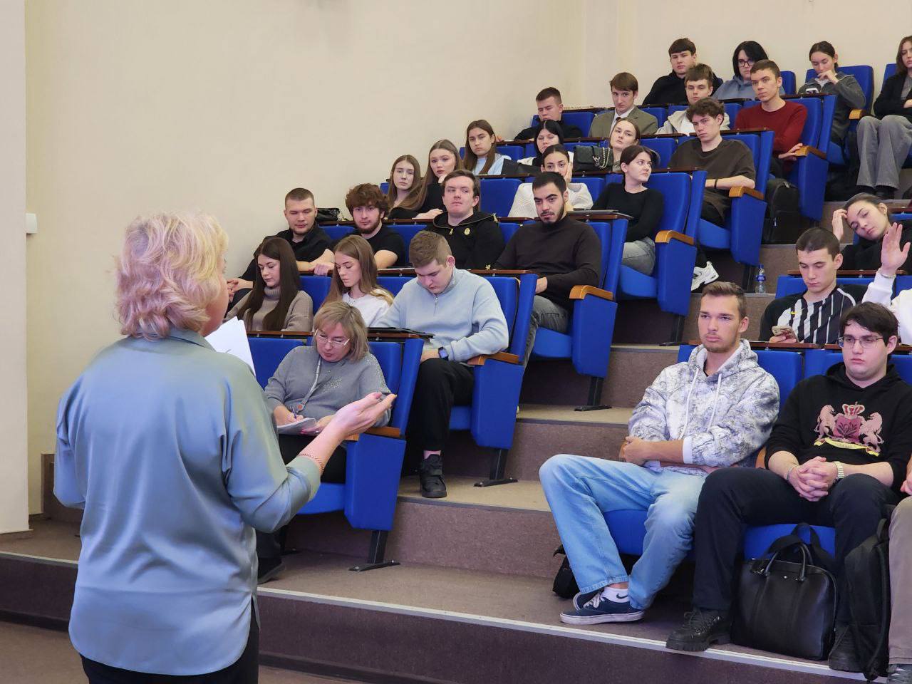 Мособлизбирком рассказал студентам РАНХиГС о выборах и госслужбе Мособлизбирком рассказал студентам РАНХиГС о выборах и госслужбе