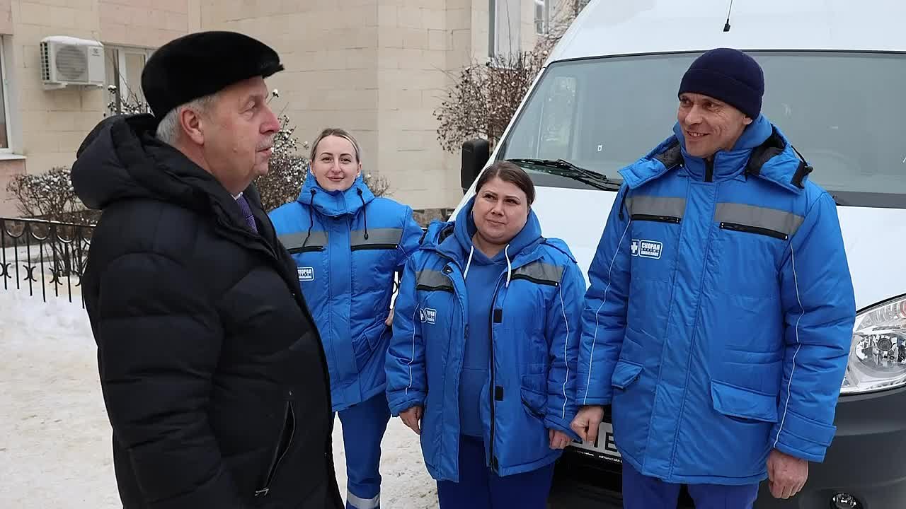 Новая машина скорой помощи сегодня выехалана линию в Лебедяни