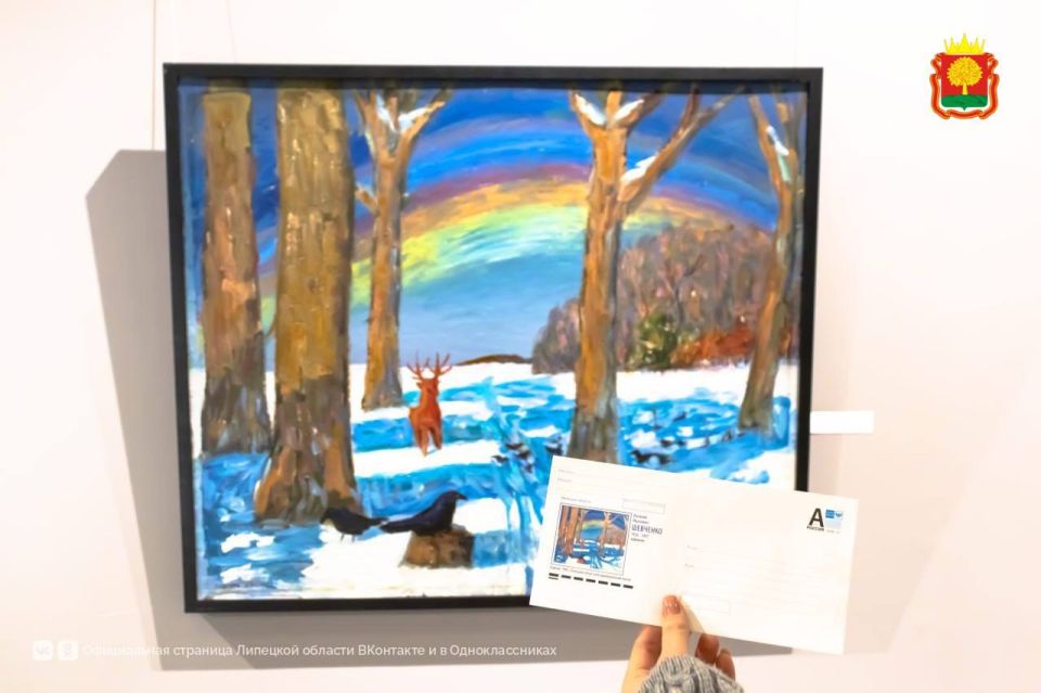 Картину липецкого художника размножили, чтобы её можно было отправить по всей стране