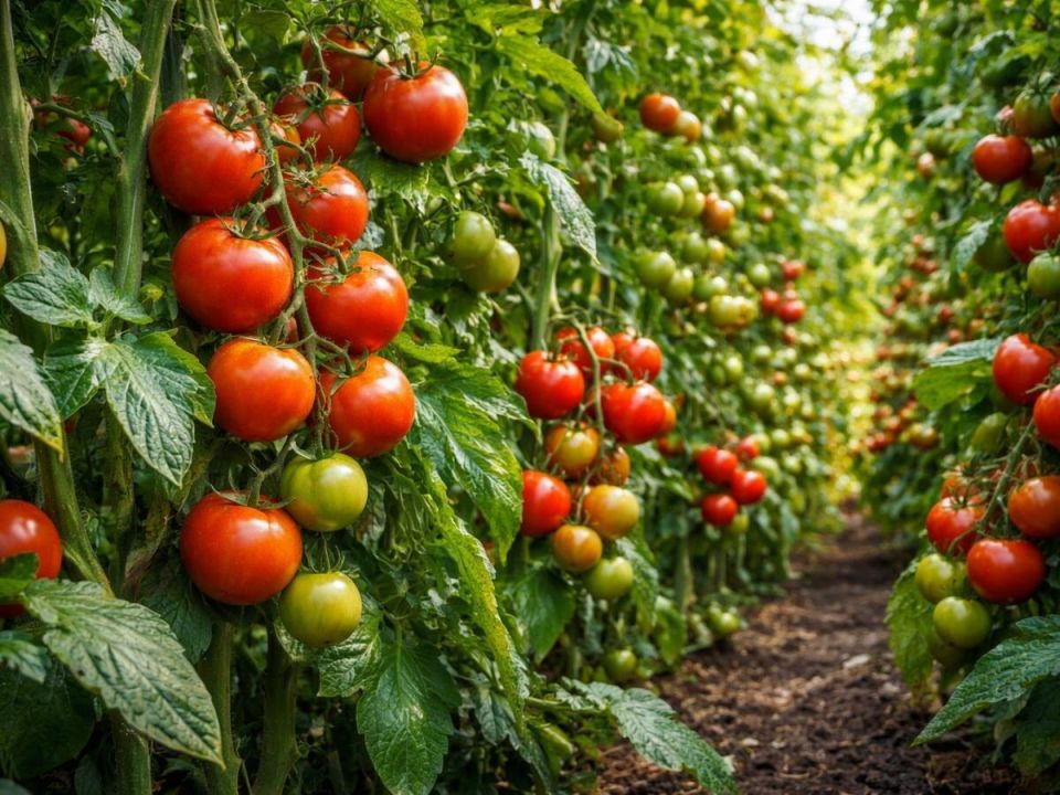 Уникальный способ посадки томатов: горизонтальная высадка для мощных кустов