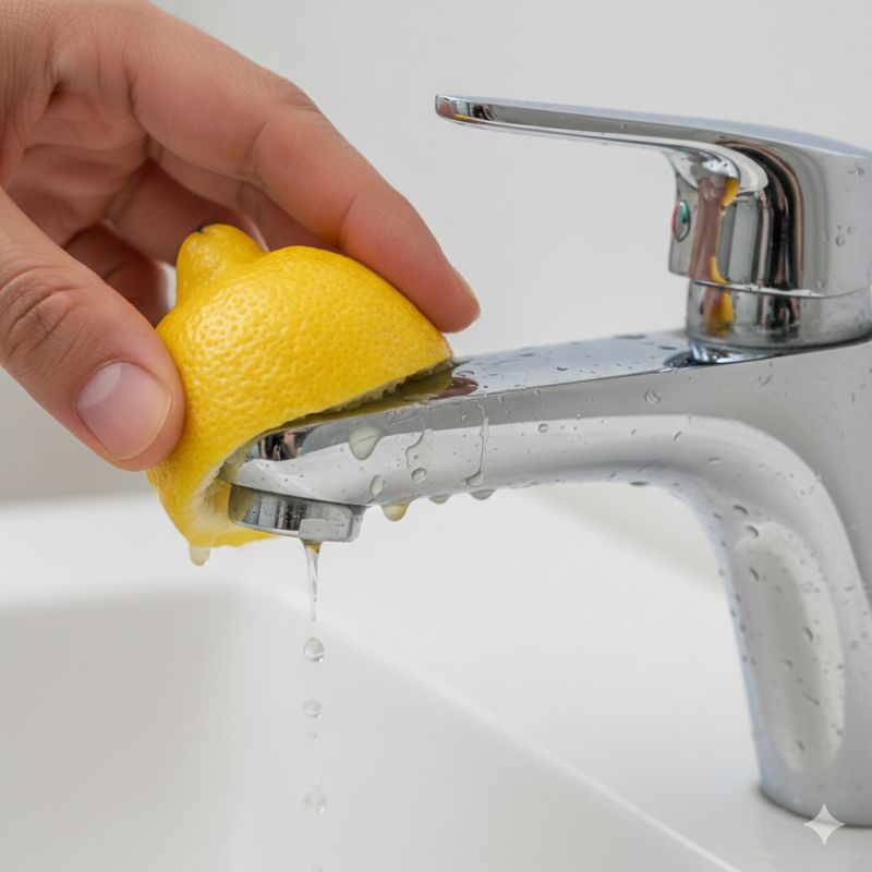 Как вернуть блеск сантехнике с помощью лимона