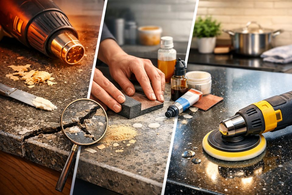 Верните природе столешницу: простые способы устранения повреждений