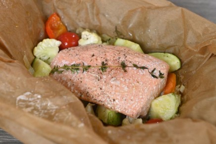 Праздник вкуса: запеченный лосось с овощами от шеф-повара Григория Мосина