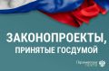Госдума утвердила новые законы 10 февраля
