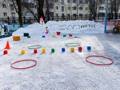 В Липецке завершился зимний и самый снежный этап конкурса «Лучший двор детского сада – 2026»