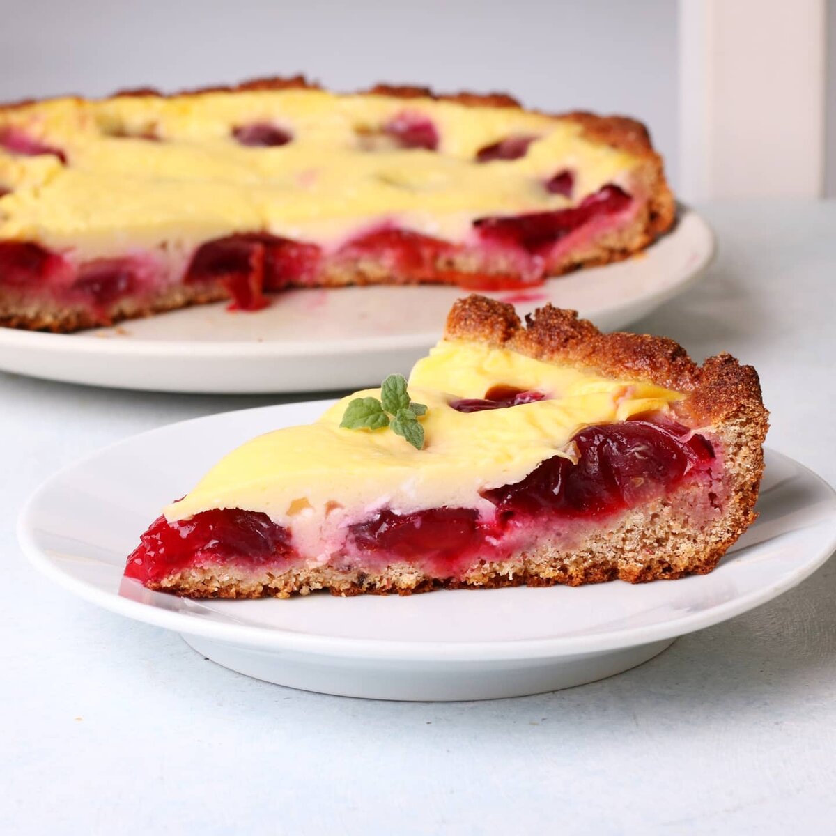 Простой и Нежный Сливовый Пирог на Творожном Тесте