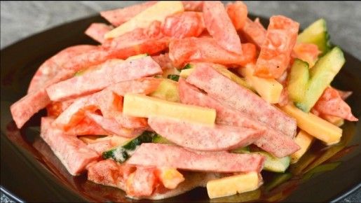 Салат Бахор: Вкусный комфорт за 7 минут