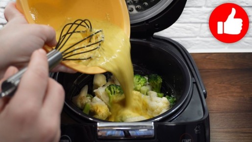 Омлет с капустой: легкий и полезный завтрак из мультиварки