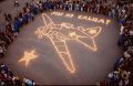 Изображение самолета из 5000 свечей зажгли в Ельце