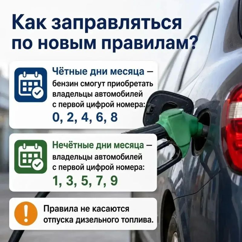 В Липецкой области начал действовать временный порядок отпуска бензина по схеме чётных и нечётных дней В Липецкой области начал действовать временный порядок отпуска бензина по схеме чётных и нечётных дней
