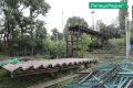От пешеходного моста на Карьере остались только рожки да ножки