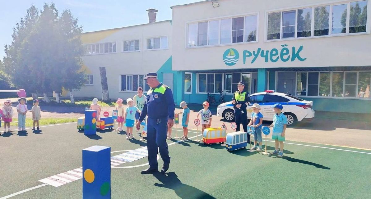 В Липецкой области полицейские знакомят малышей с азами дорожной безопасности В Липецкой области полицейские знакомят малышей с азами дорожной безопасности