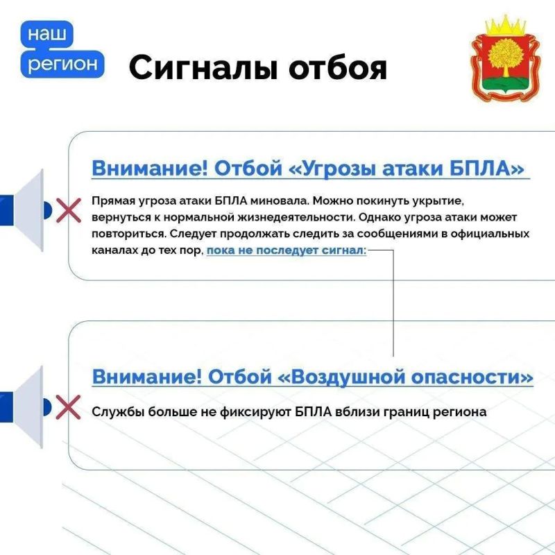 Правила безопасности при угрозе атаки БПЛА напомнили жителям Липецкой области Правила безопасности при угрозе атаки БПЛА напомнили жителям Липецкой области