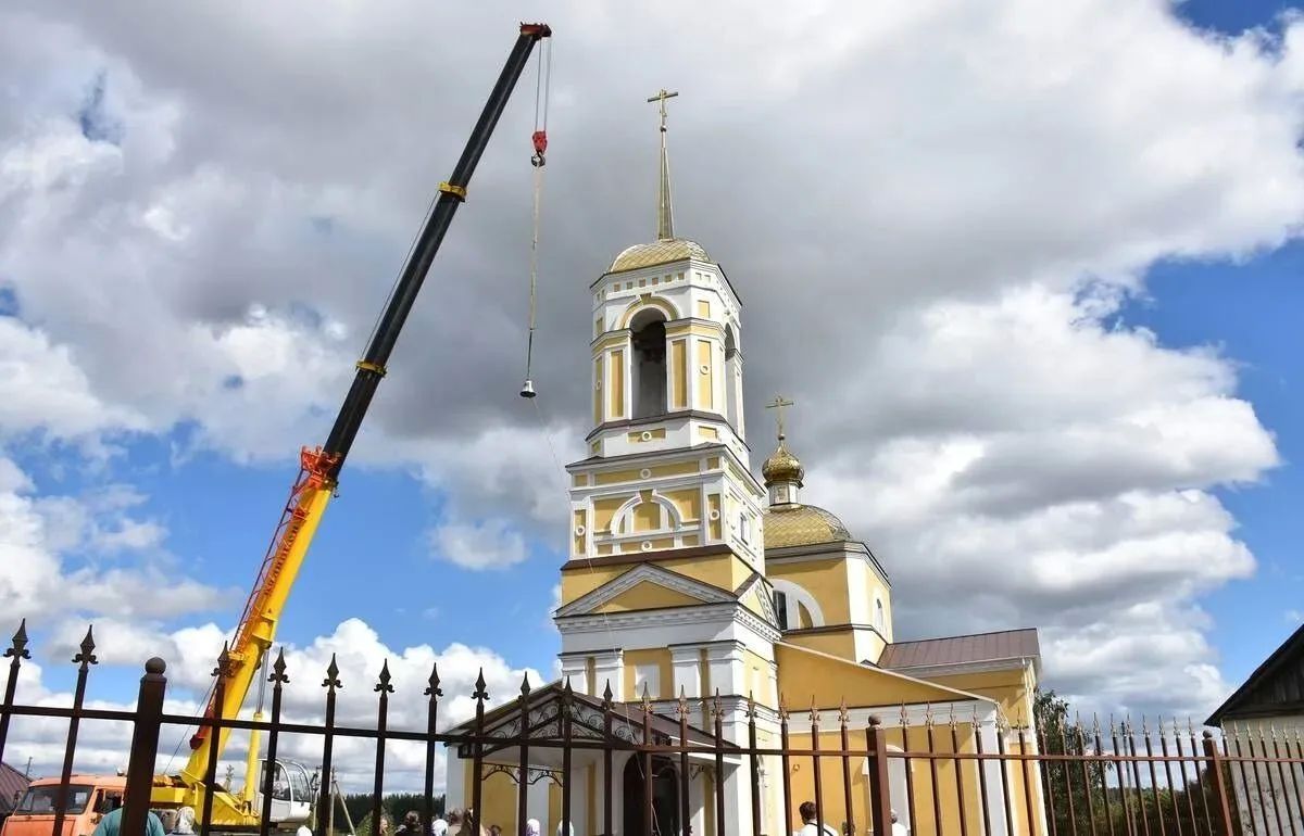 Колокола для Богоявленского храма в селе Казино Задонского округа освятили и подняли на звонницу – Липецкая епархия Колокола для Богоявленского храма в селе Казино Задонского округа освятили и подняли на звонницу – Липецкая епархия