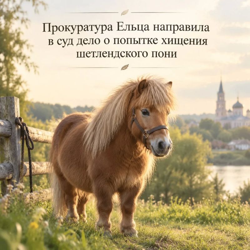 Прокуратура Ельца направила в суд дело о попытке хищения шетлендского пони