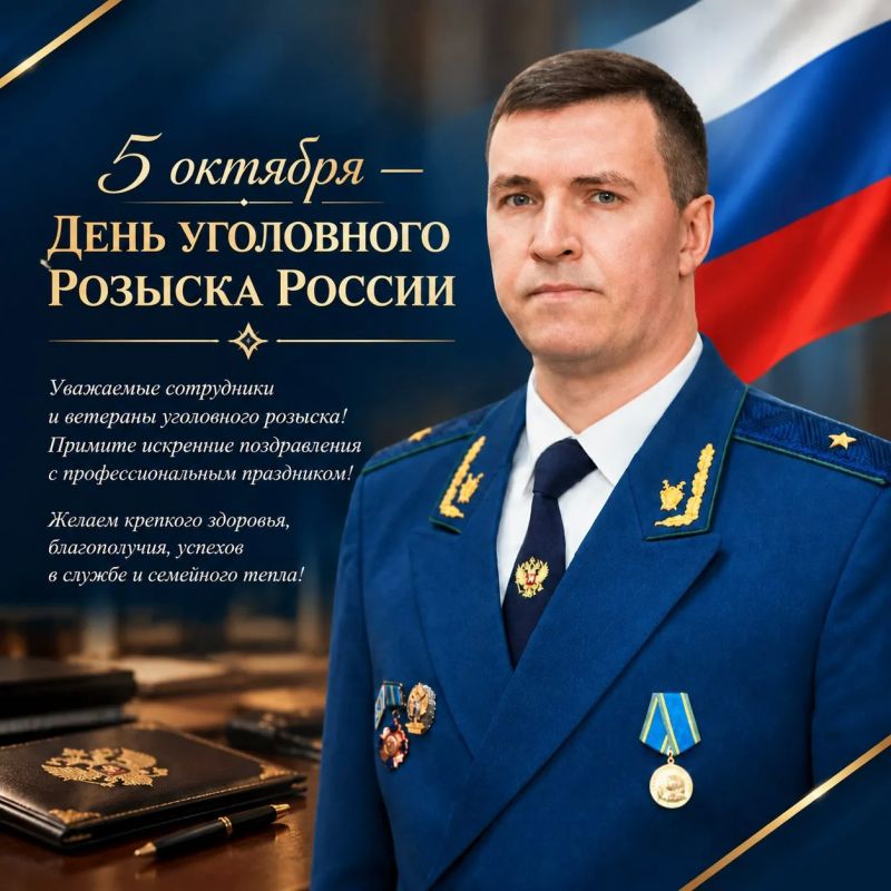 Уважаемые сотрудники и ветераны уголовного розыска!