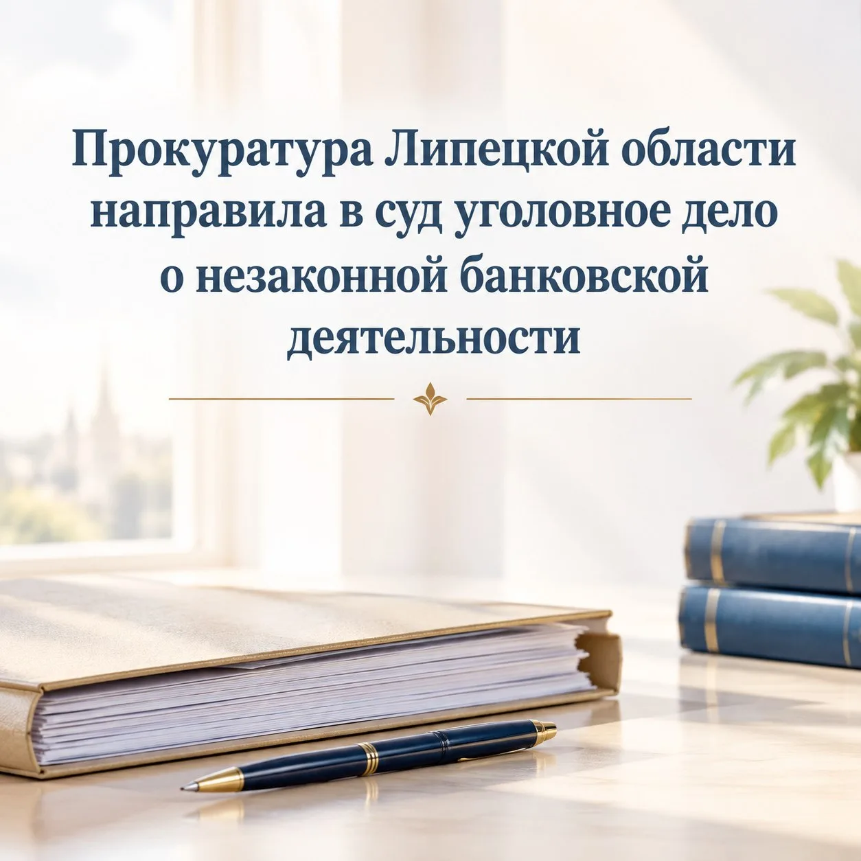 Прокуратура Липецкой области направила в суд уголовное дело о незаконной банковской деятельности