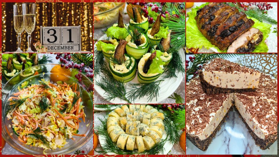 Новый год 2025: Как накрыть праздничный стол на 4-х человек за 2600 рублей