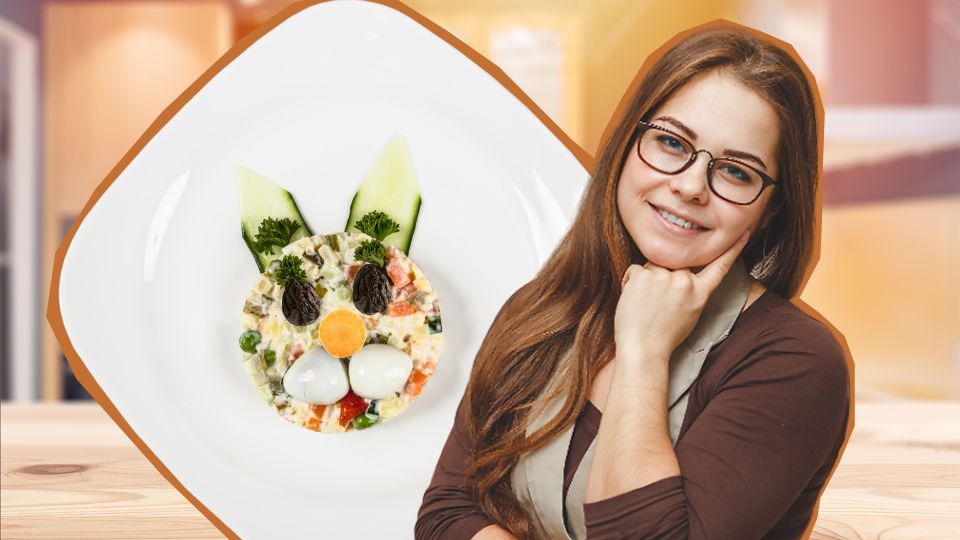 Кролику понравится: эффектный и некалорийный салат для новогоднего стола