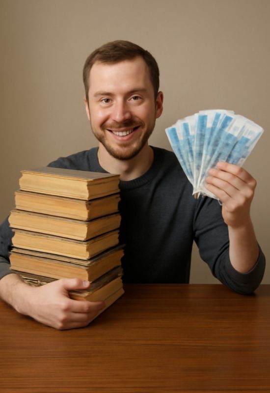 Как разобрать старую библиотеку и заработать на этом